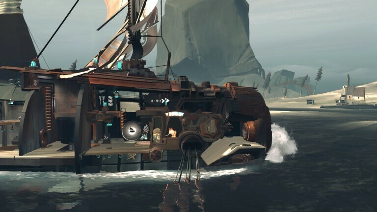 Ein Schiff aus dem Spiel "Far - Changing Tides"
