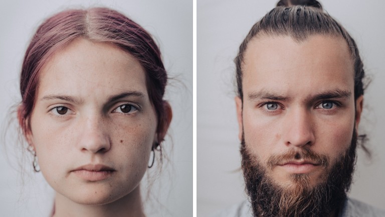 Die Aktivist*innen Mephisto (l.) und Jakob (r.) gingen fürs Klima in den Hungerstreik.