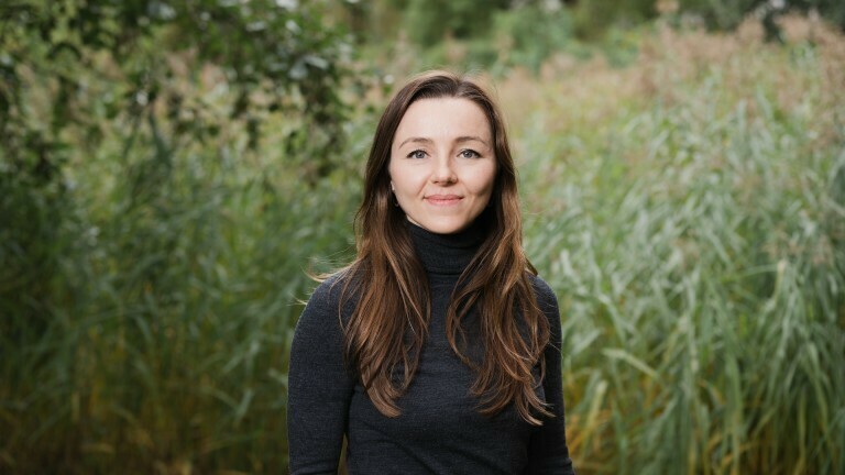 Frau in der Natur