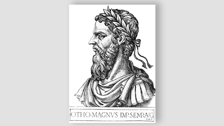 Portrait Otto des Großen (historischer Stich)
