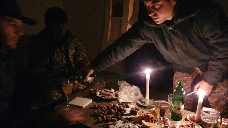 Stromausfall in Stepanakert, Bergkarabach