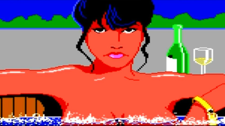 Screenshot der alten Leisure Suit Larry-Gamereihe