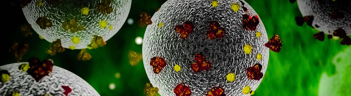A 3D model of the SARS-CoV-2 corona virus. Photo: Rob Engelaar / Hollandse Hoogte PUBLICATIONxINxGERxSUIxAUTxONLY Copyright: xHollandsexHoogtex/xRobxEngelaarx x407576065x