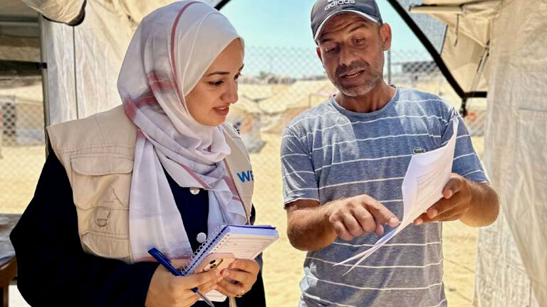 Fatima Khudair arbeitet für das World Food Programme im Gaza-Streifen
