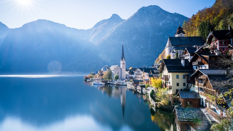 Hallstatt in Österreich