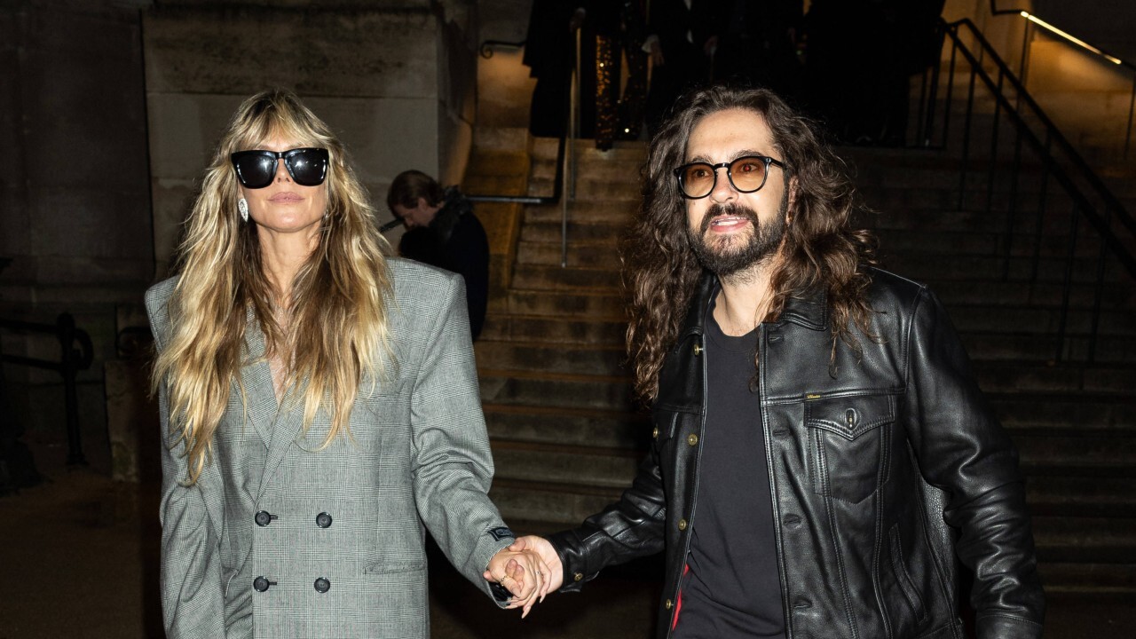 Heidi Klum und Tom Kaulitz nach einer Party während der Paris Fashion Week im Oktober 2025.