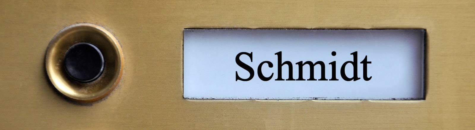 Klingelschild mit Schmidt und Eppler Klingelschild