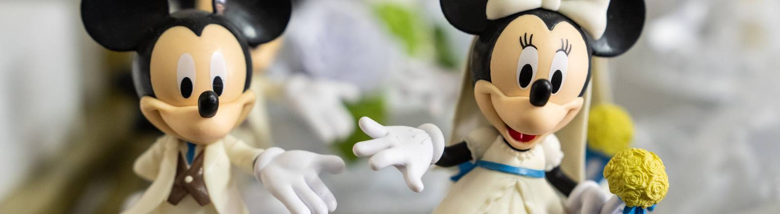 Micky Maus und Minnie Maus als Hochzeitsfiguren