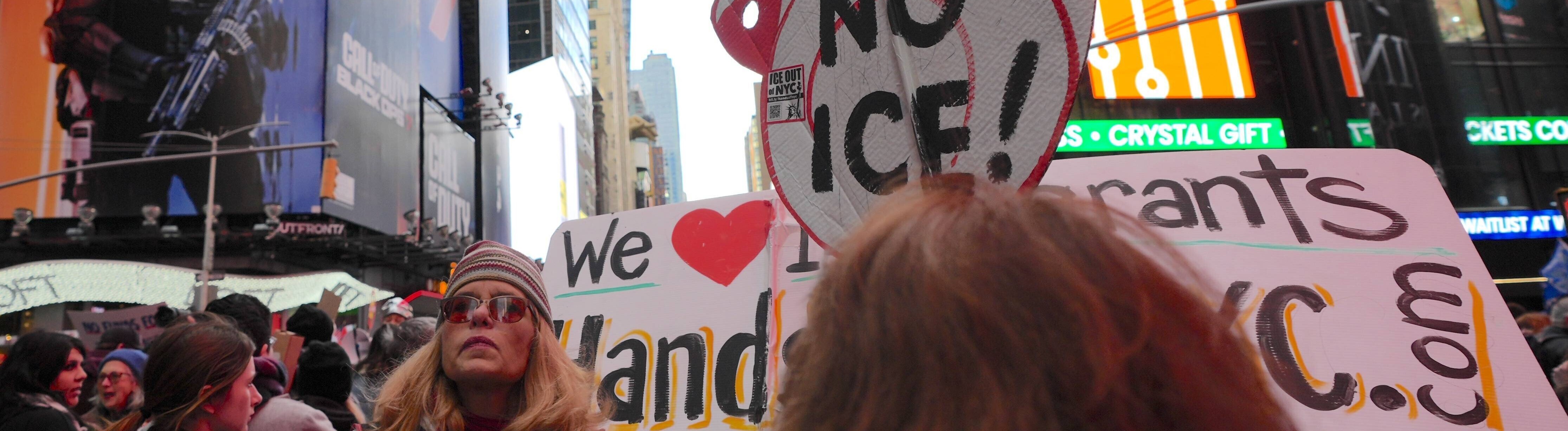 Demo in New York gegen ICE