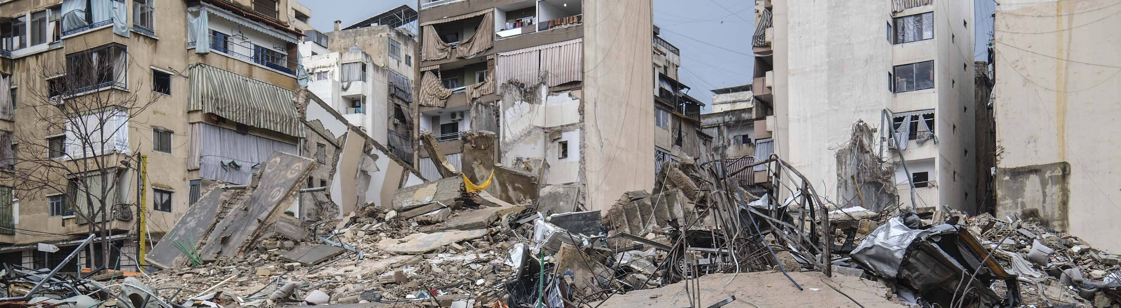 Israelische Angriffe haben Zerstörungen in der libanesischen Hauptstadt Beirut verursacht