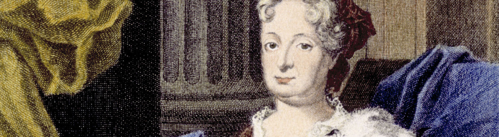 Sophie von Hannover in einem Kupferstich