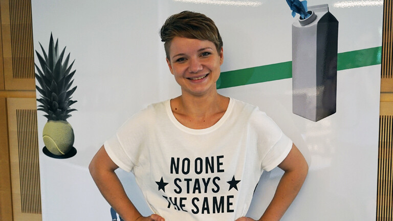 Hier sieht man Franziska Schreiber