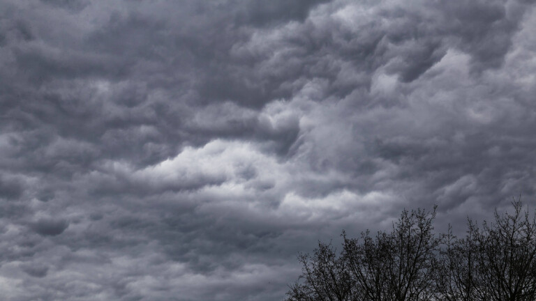 Gewitterwolken über den kanadischen Provinz Quebec
