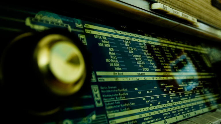 Ein altes Radiogerät
