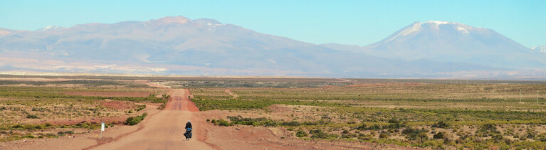 Philipp Groten auf dem Rad in Bolivien