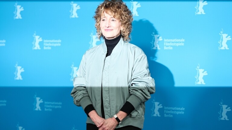 Tricia Tuttle, Berlinale-Chefin, nimmt an einem Photocall im Rahmen der 75. Berlinale teil.