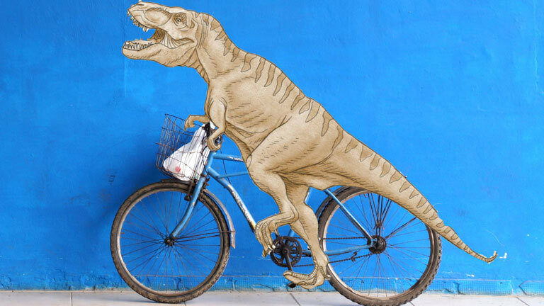 Tyrannosaurus Fahrrad
