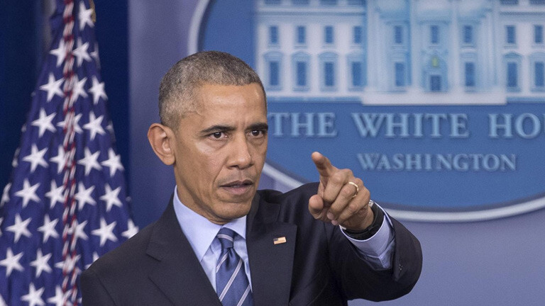 US-Präsident Barack Obama bei seiner letzten Pressekonferenz zum Jahresende
