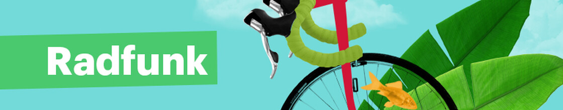 Radfunk mit Fahrrad