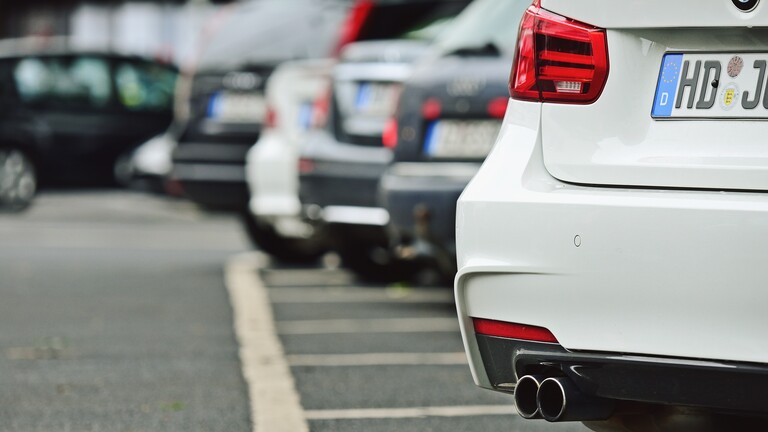 Auspuff bei enem BMW