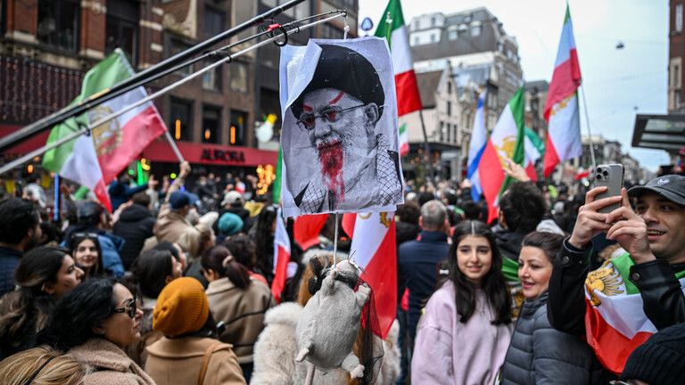 Demo in Amsterdam gegen das Iranische Regime