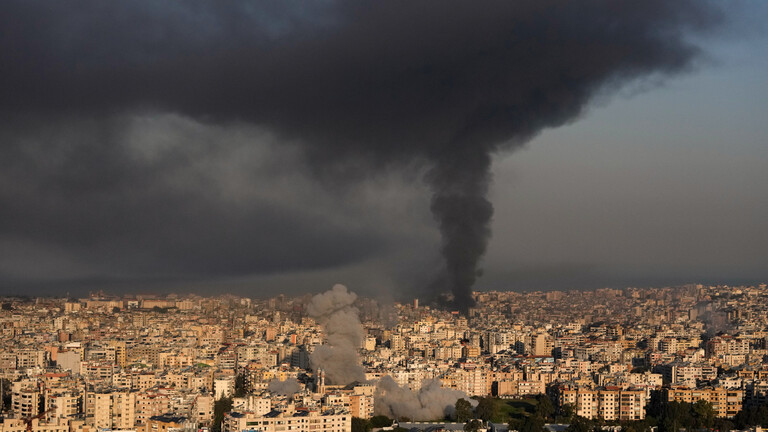 Große Rauchwolke über Beirut