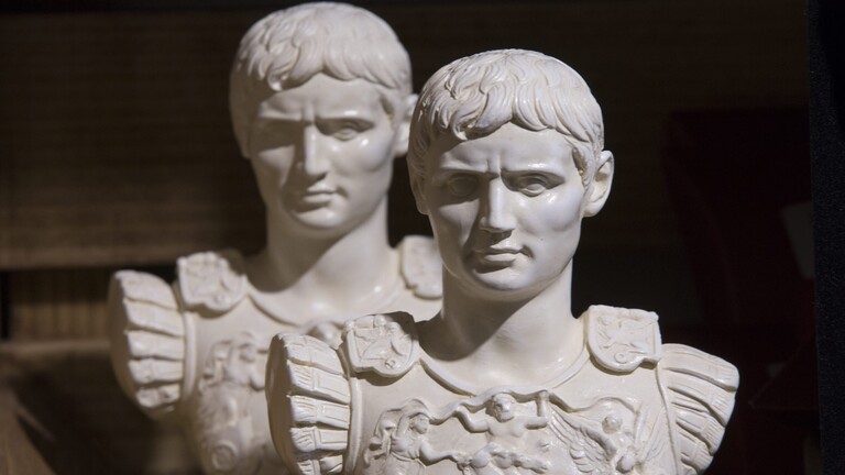 Eine Büste von Augustus