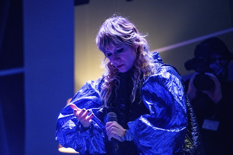 Die Musikerin Mieze Katz von der Band Mia.