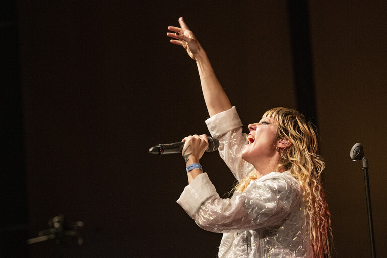 Die Sängerin Mieze Katz von der Band Mia.