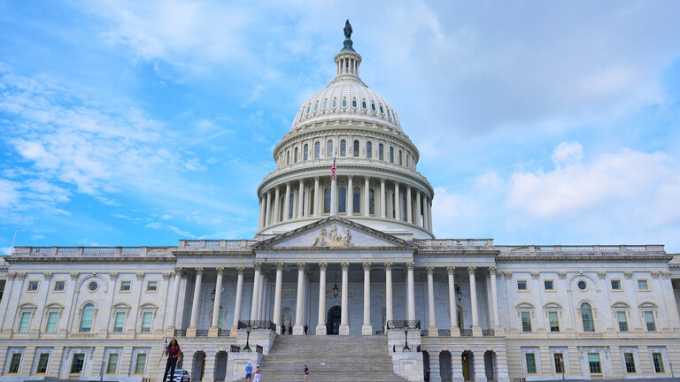 Blick auf das Kapitol in Washington, D.C.