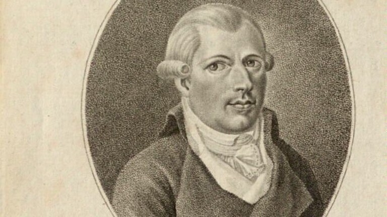 Eine Grafik zeigt Adam Weishaupt