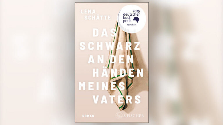 Buchcover des Romans "Das Schwarz an den Händen meines Vaters" von Lena Schätte