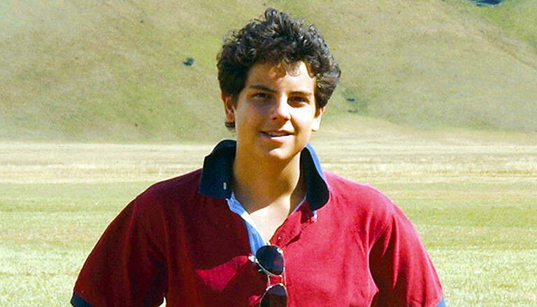 Ein Foto des heiliggesprochenen Jugendlichen Carlo Acutis zu Lebzeiten