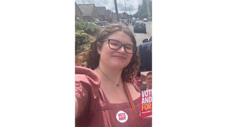 Hollie Wickens, arbeitet als Caseworkerin für die Labour-Party