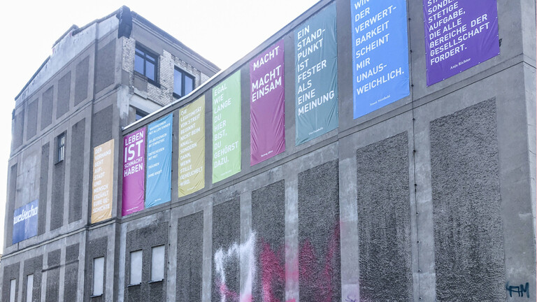 Das Kulturzentrum Weltecho in einem Verlagsgebäude aus dem 19. Jahrhundert in Chemnitz