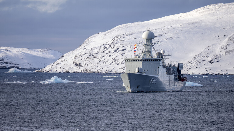 Dänisches Patrouillenboot vor Grönland