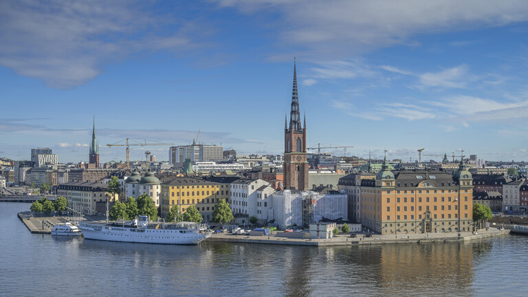 Panorama von Stockholms Altstadt