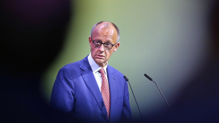 Bundeskanzler Friedrich Merz (CDU) hält eine Rede am EUREF-Campus zum Tag der Industrie (23.06.2025)