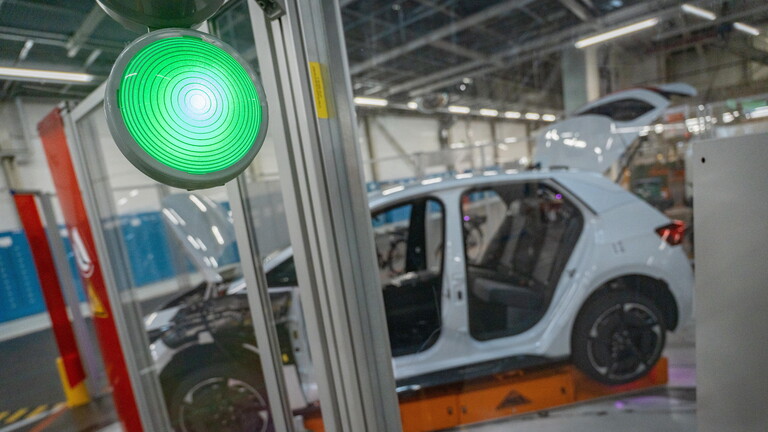 Produktion des E-Auto-Modells VW ID.3 im Werk Zwickau
