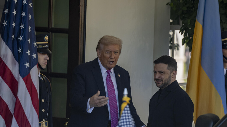 17.10.2025: Der ukrainische Präsident Selenskyj bei US-Präsident Donald Trump im Weißen Haus in Washington DC.