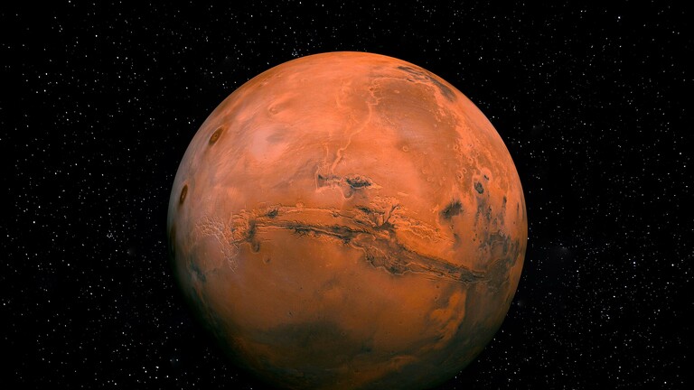 Der Mars, auch bekannt als "der rote Planet"