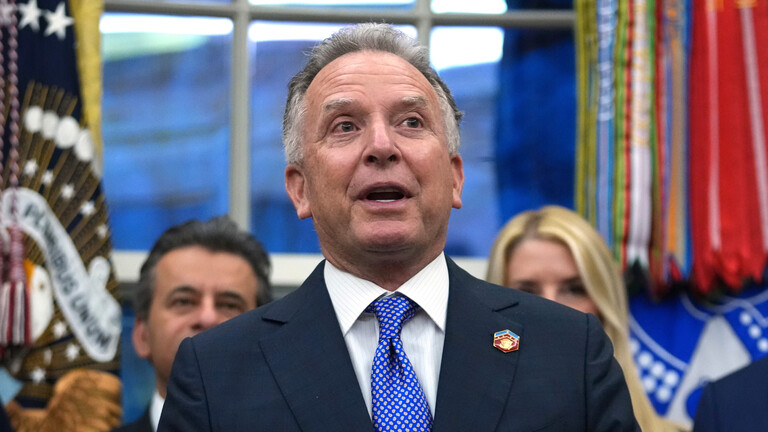 Der Sondergesandte Steve Witkoff im Oval Office