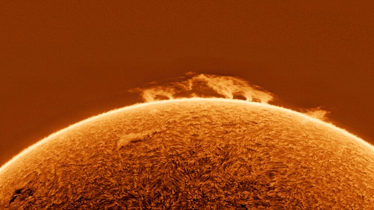 Ein Sonnensturm