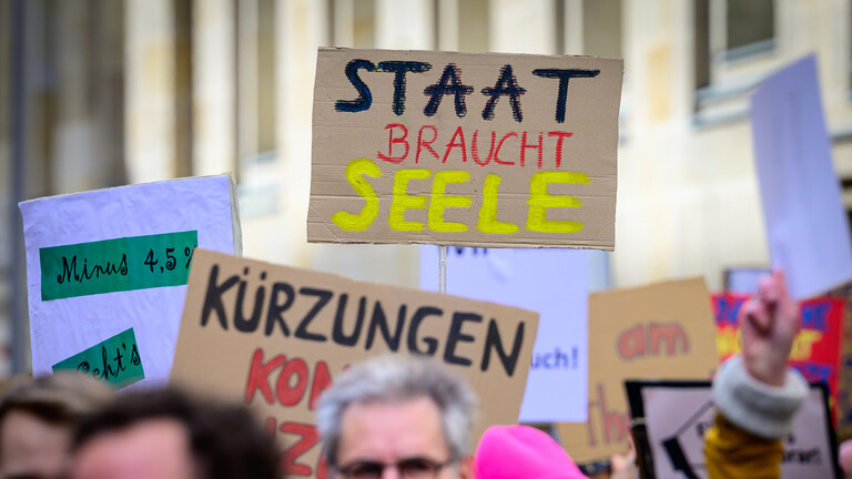 Demo gegen Honorarkürzungen