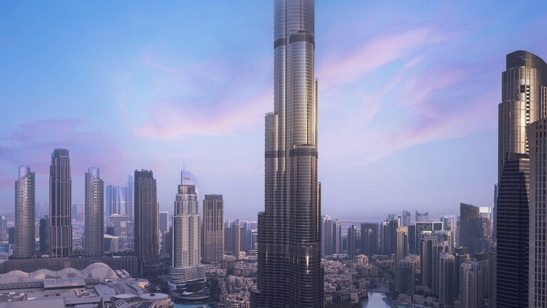 Panoramablick auf die Innenstadt und das Geschäftsviertel von Dubai (25.02.2026)
