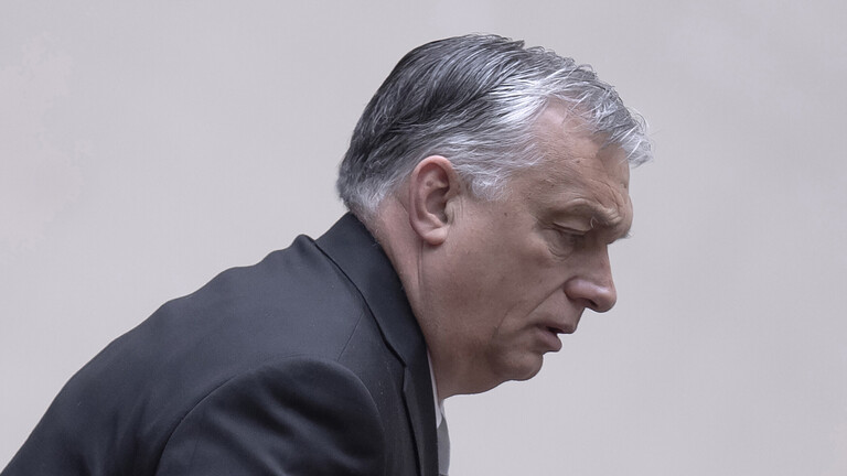 13.04.2026: Ein enttäuschter Viktor Orban nach der Niederlage bei der Wahl in Ungarn.
