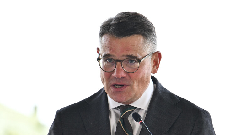 Hessens Ministerpräsident Boris Rhein (CDU) am 27.08.2026