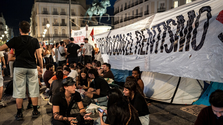 Protestcamp in Madrid