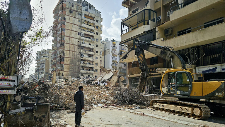 Nach israelischen Angriffen: Trümmer im Süden der libanesischen Hauptstadt Beirut, aufgenommen am 19. April 2026