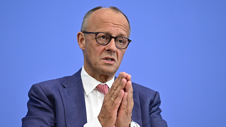 Bundeskanzler Friedrich Merz in der Bundespressekonferenz am 15. Juli 2026.